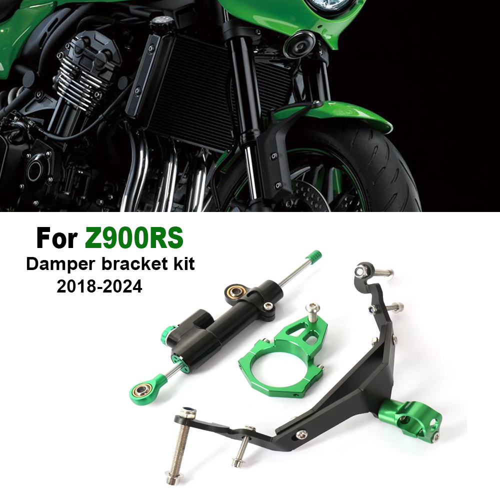 Steering Damper Stabilizer Kit Cnc - Motorcycle Accessories Steering Damper Bracket Stabilizer