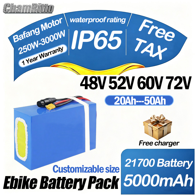 60V 72V 2000W ebike Elektrisch - 60V 30Ah 21700 Battery Pack recension och pris
