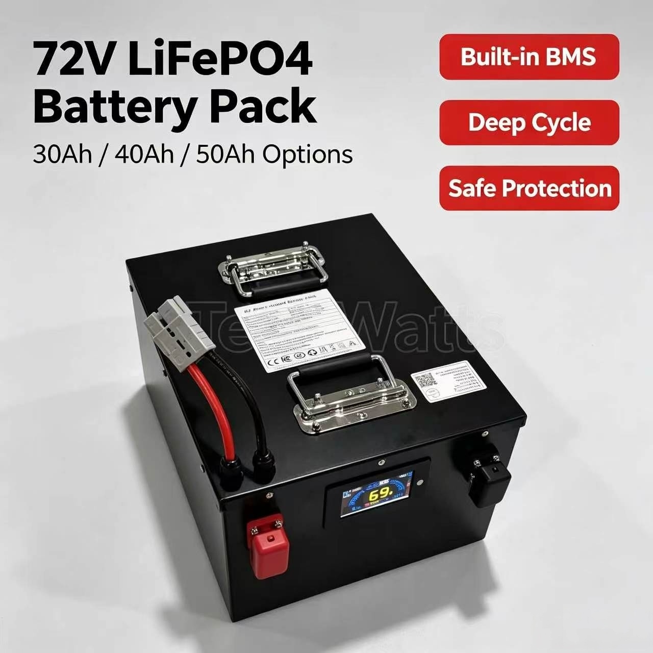 72v 30Ah 30A 40Ah 40A 50Ah 50A - 72V 30Ah Lifepo4 Battery Pack recension och pris