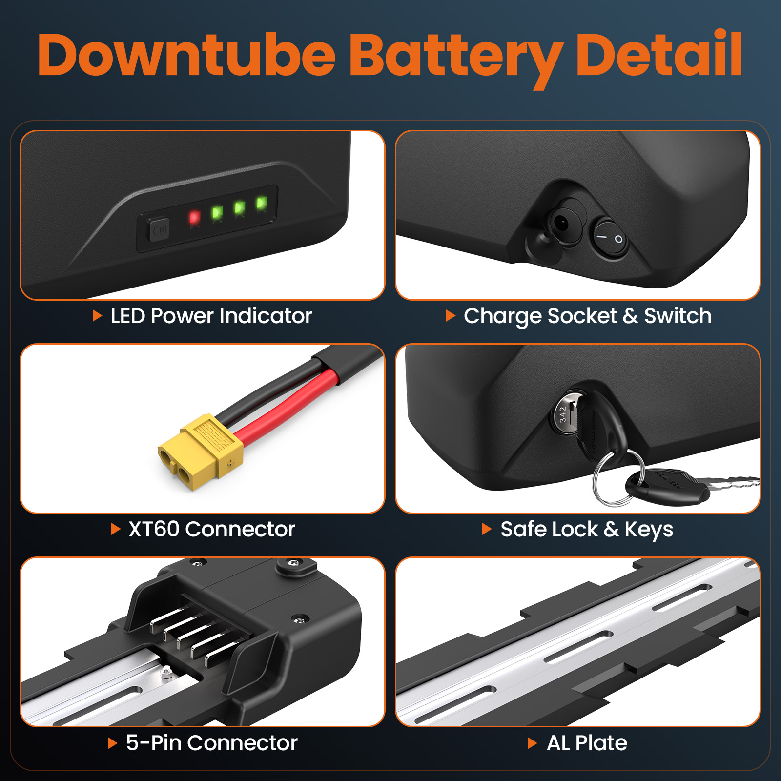 Polly Ebike Battery 48V 25AH 6 - 60V 30Ah 21700 Battery Pack recension och pris