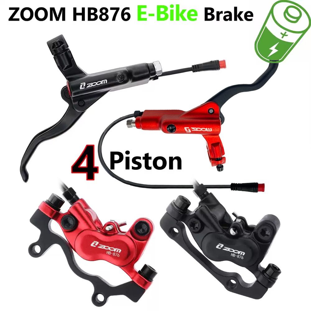 ZOOM HB-876E E-Bike 4-Piston H - Zoom Hydraulic Brake 4 Piston E-Scooter recension och pris