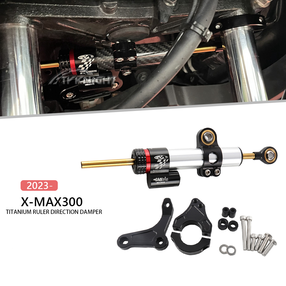 For Yamaha XMAX 300 X-MAX300 X - Steering Damper Stabilizer Kit Cnc recension och pris