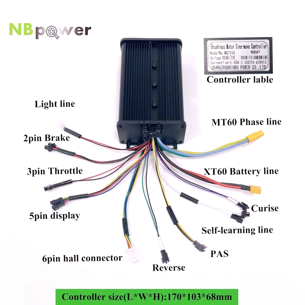 Dual Mode NBpower 48V/72V 45A  - 72V 45A Dual Controller recension och pris