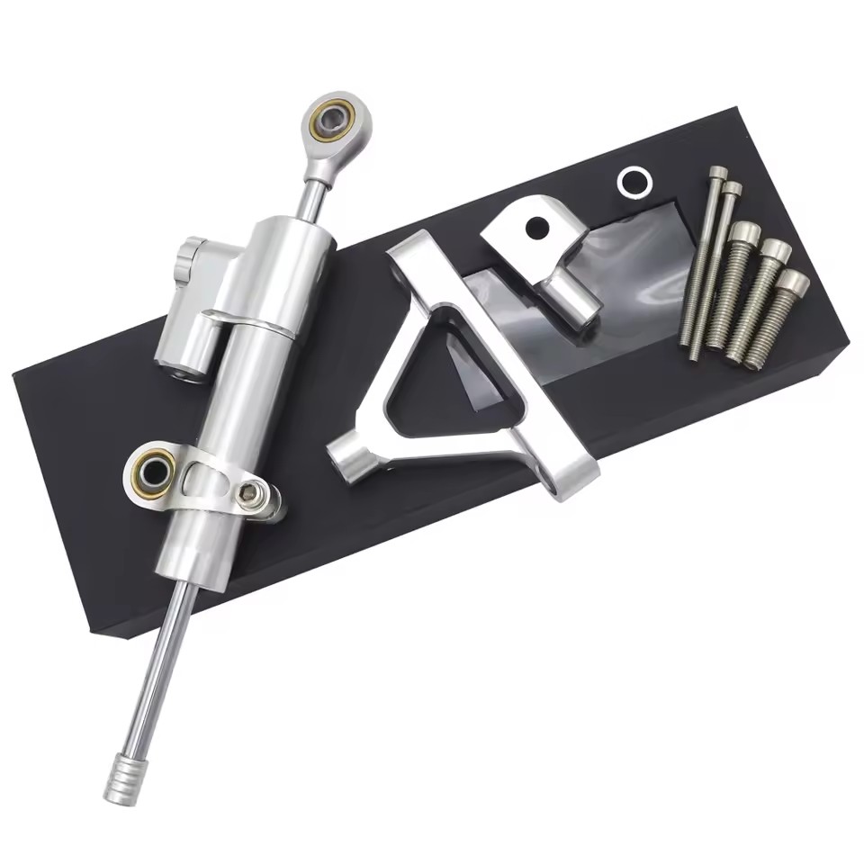 For Kawasaki ZX10R 04-05 Racin - Steering Damper Stabilizer Kit Cnc recension och pris