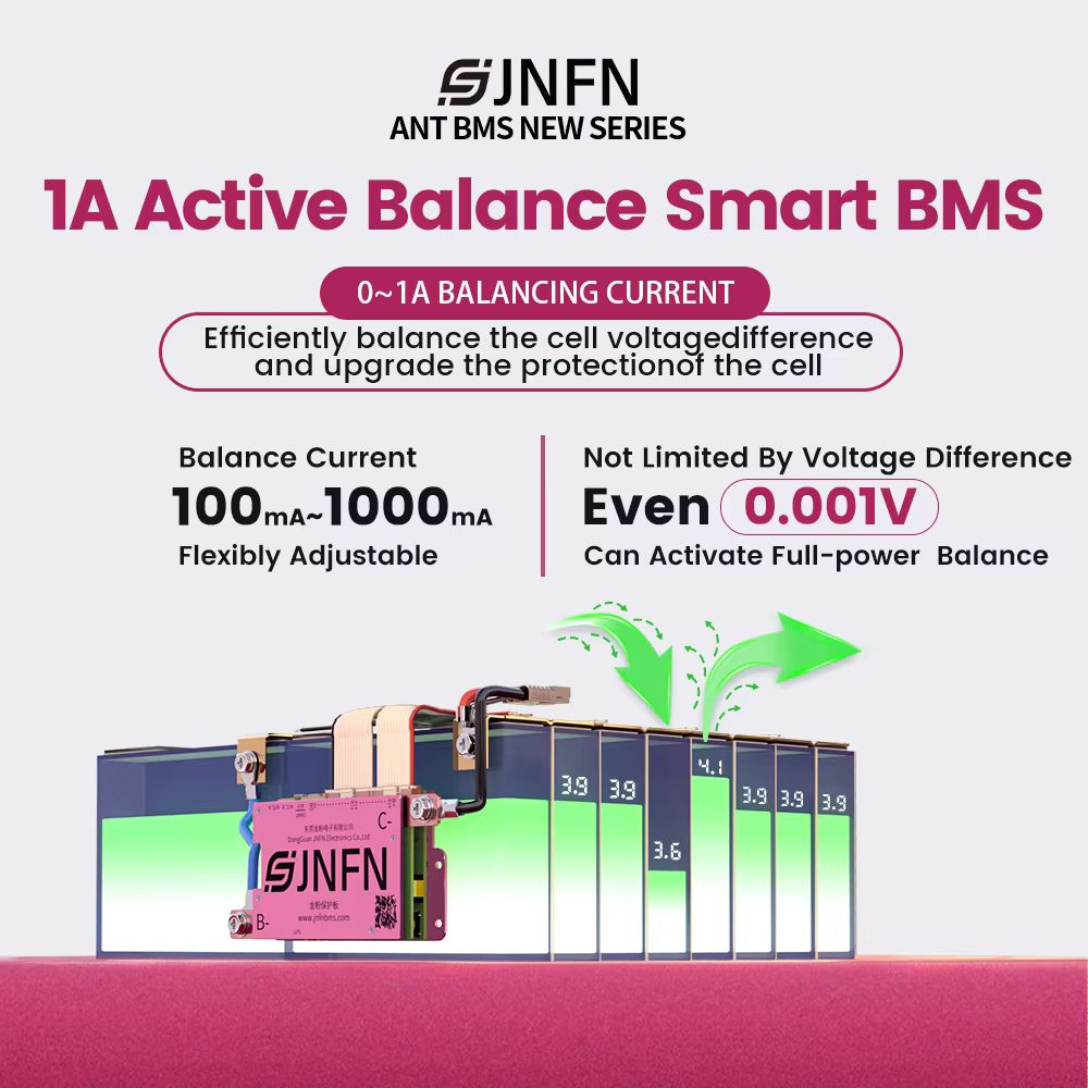 ANT BMS 1A Active Balance Lith - Smart Bms 20S 72V 150A Bluetooth recension och pris